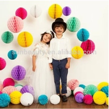 Wedding Used Paper Honeycomb Ball Decorations