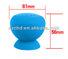Cheap Wireless Bluetooth Microphone Sucker Speaker / Smartphone and Tablet PC Holder Bluetooth Speaker