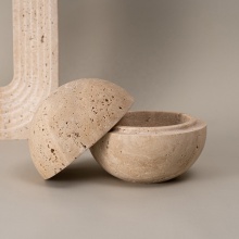 2024 Trend: Luxury Travertine Mubkhar and Incense Burner Collection for Home Décor