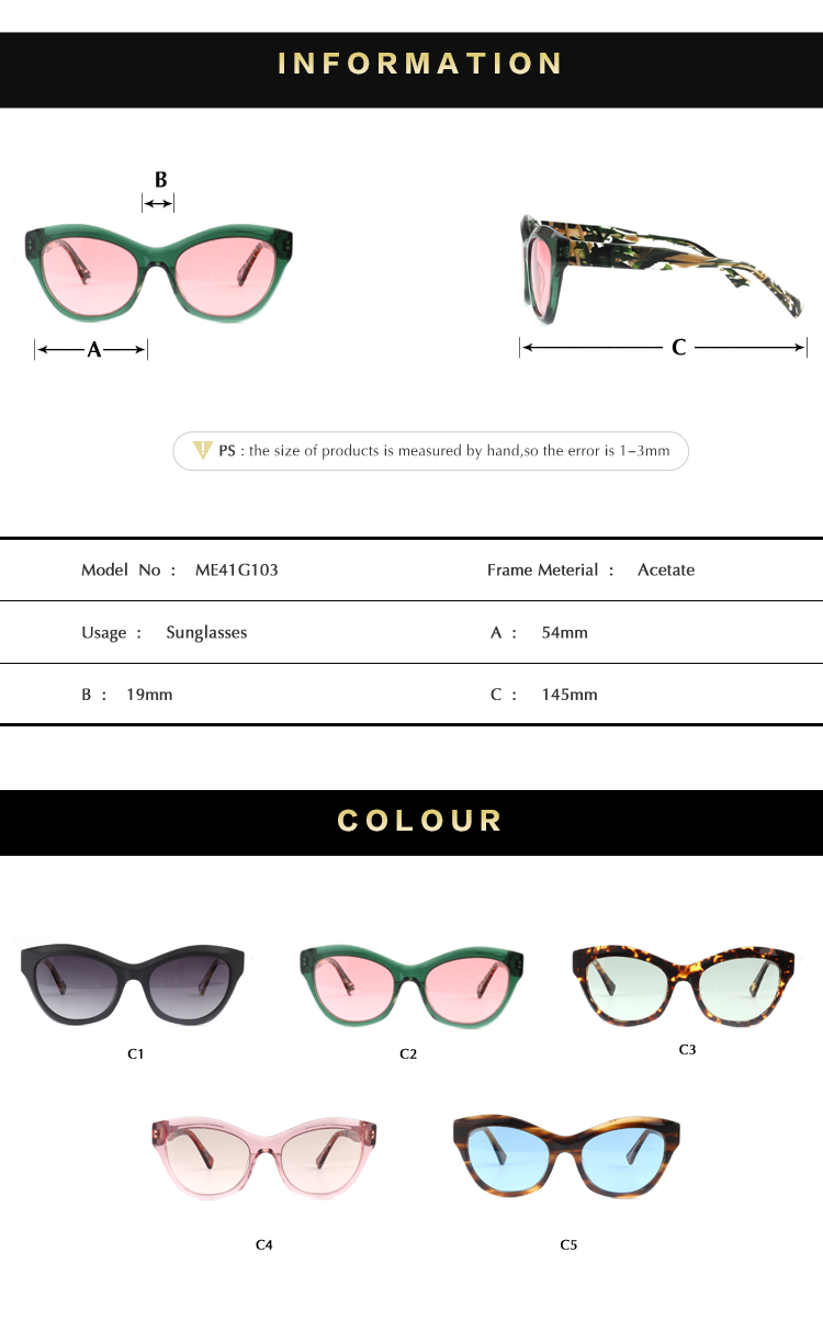 Women Cat Eye Sunglasses