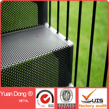 Stainless steel Round Hole perforated metal exterior stairs