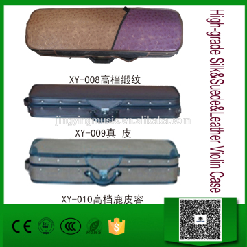 High-grade Silk&Suede&Leather Violin Case