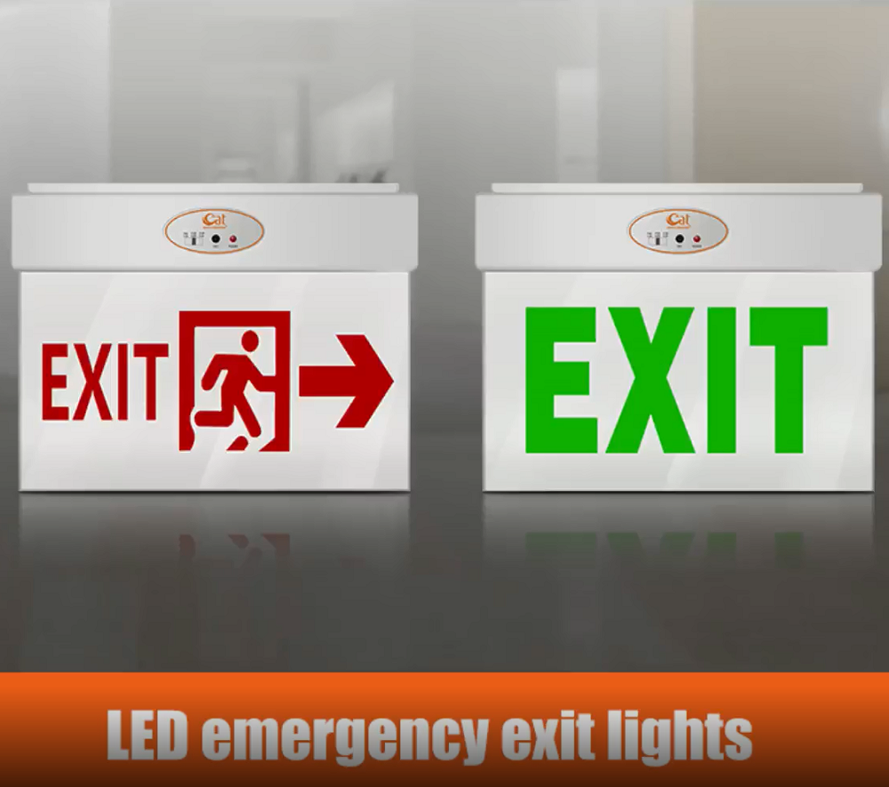 ABS Exit Sign for Evacuation Walkways