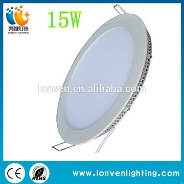 Alibaba china latest round ultra slim led glass panel light