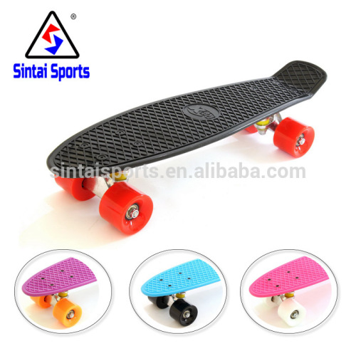 OEM Color Plastic mini fish Skateboard for Christmas