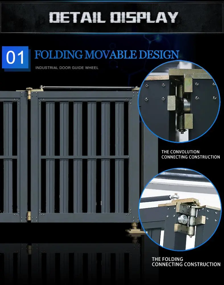 New Style Automatic Fold Gate Swing Gate for Private House