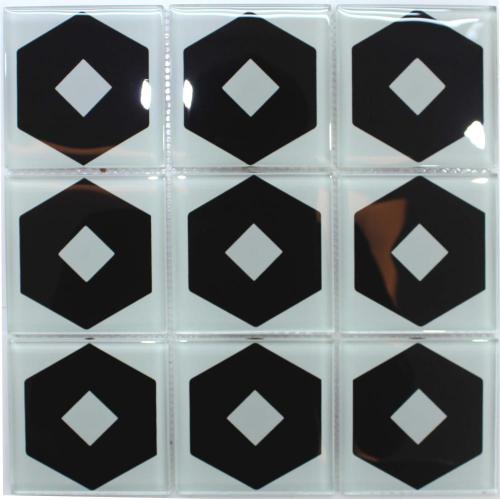 95x95mm Crystal Glass khảm