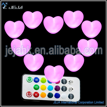 2016 Event Glow Red heart shaped LED lights