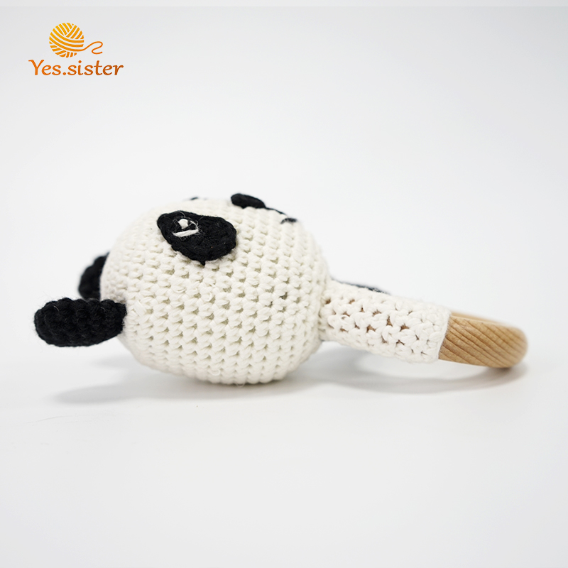 Crochet Panda Teether