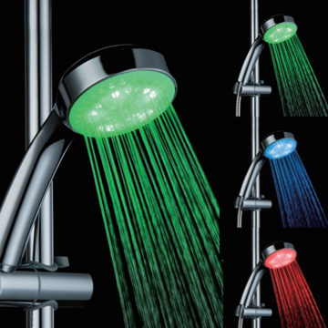 Colorful shower head shower temperature regulator