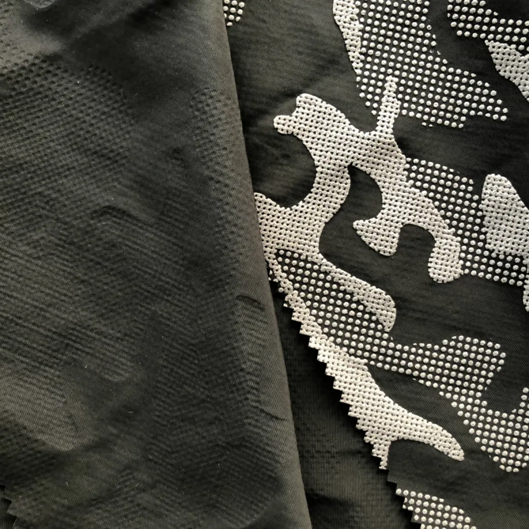 75D Printed Camouflage Polyester Imitation Memory Fabric