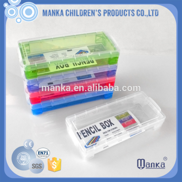 Top Quality transparant plastic office pencil box