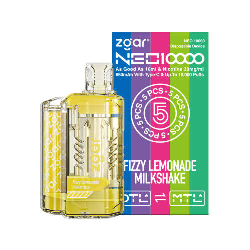 Zgar Neo 10000 Puffs-Fizzy Lemonade Misshake