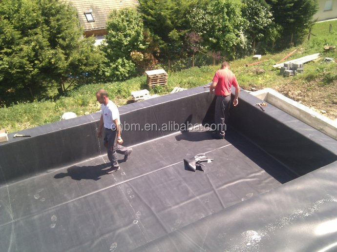 1.5mm EPDM rubber waterproof membrane