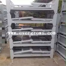 Collapsible Mesh Box Wire Cage Stacking Corrugated Metal Containers