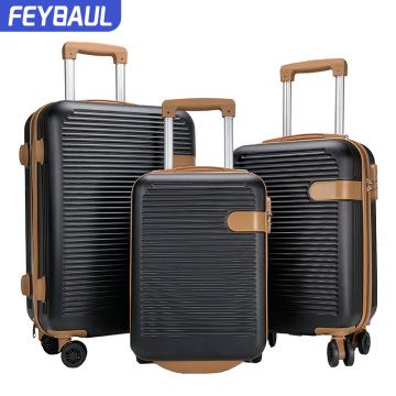 Cheap 3pcs ABS Travel Trolley Luggage set