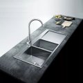 Top Mount Handmade Kitchen Sink with Wash Board