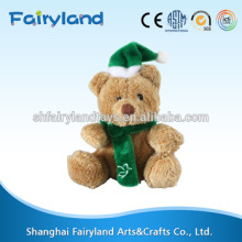 HOT SALE bear Plush Toy with hat and scarf