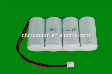 NiCd D 4.8v 4ah +70degree high temperature rechargeable batteries