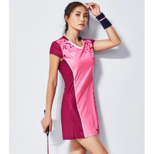 Pink Rose Color Matching Sport Wear