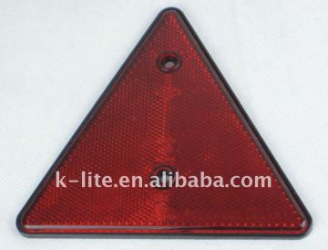 Warning Triangular truck rear reflector