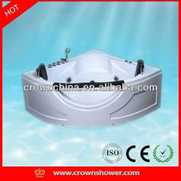 2014 cheap freestanding massage bathtub corian solid surface bathtub