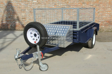 Painted Box Trailer Blue Color