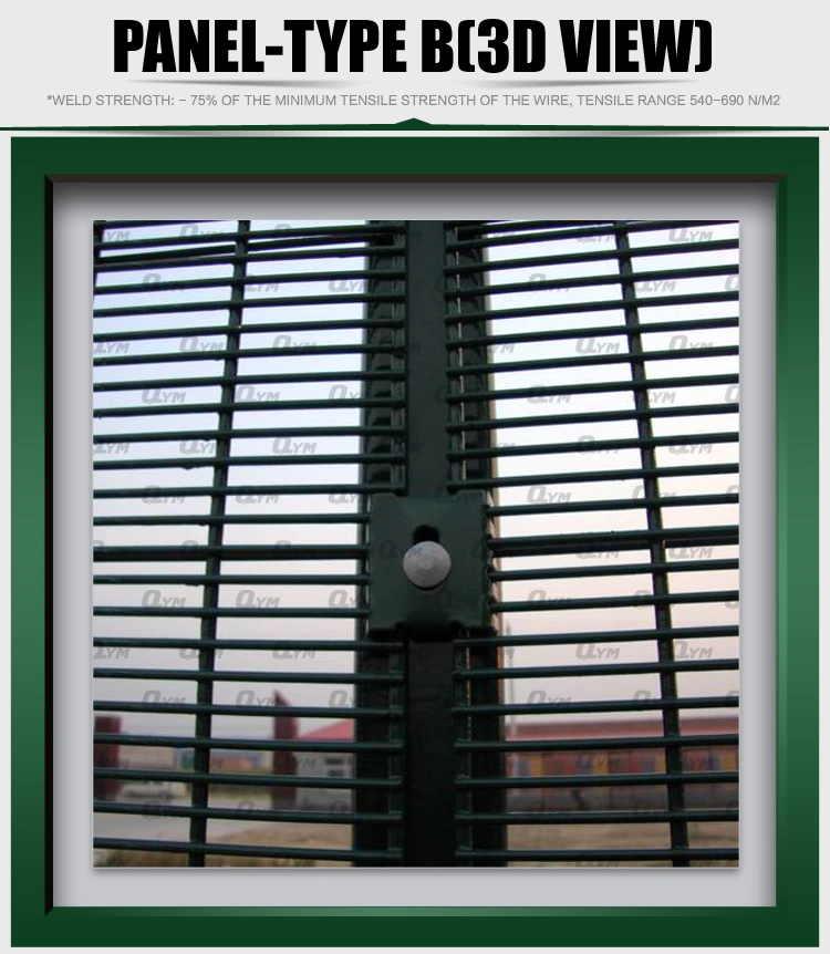 358 Fence Anti Climb High Security Fence Prison Fence Security Fence System