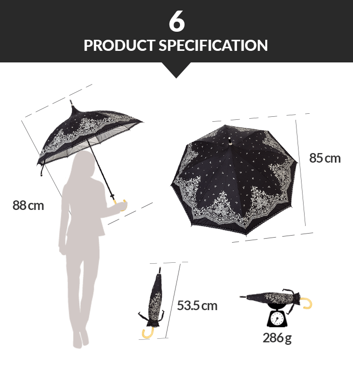 pagoda stick umbrella