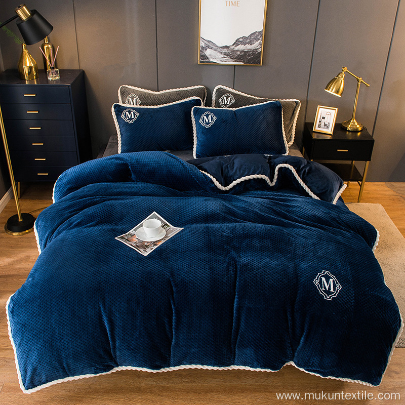 luxury velvetbedding comforter sets for winter