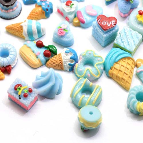 100Pcs / Lot Random Pastell Flatback Cabochons Random Mix Paket Harz Flat Back Ornament Verzierungen Scrapbooking Supplies