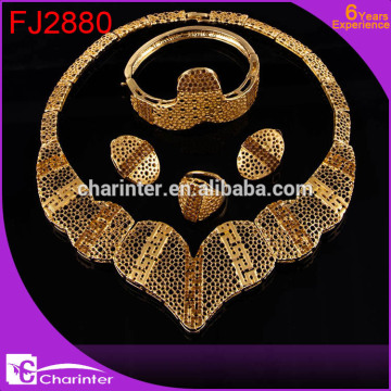 african gold plated jewelry set african fashion wedding jewelry set african jewelry set FJ2880