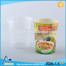 Good quality disposable plastic PP instant noodle bowl