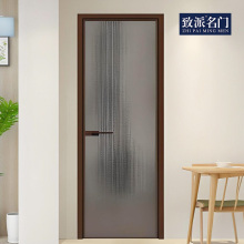 Narrow bathroom swing door