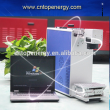 Portable 10w fiber laser cutting machine with rotating system for metal engraving and non-metal engraving machine