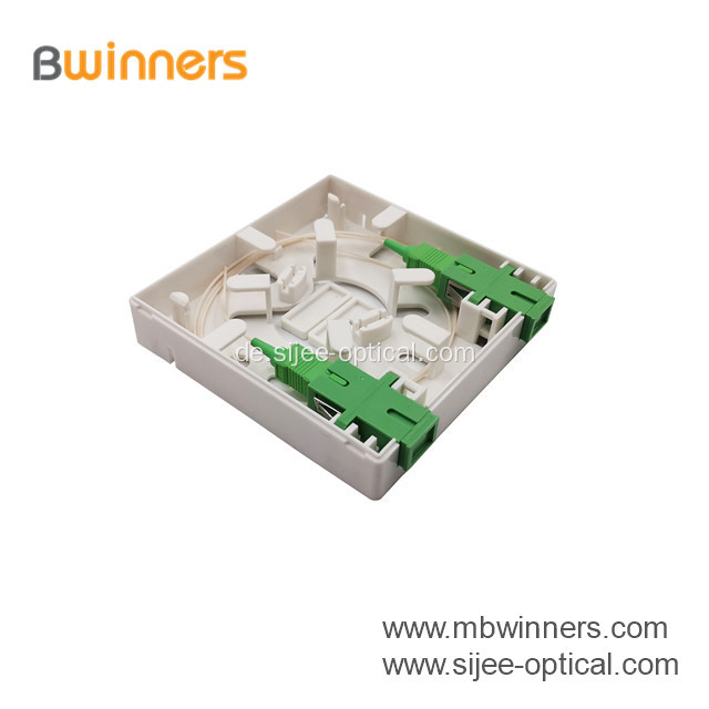 Werksversorgung Fiber Optic Faceplate Box FTTH-Box