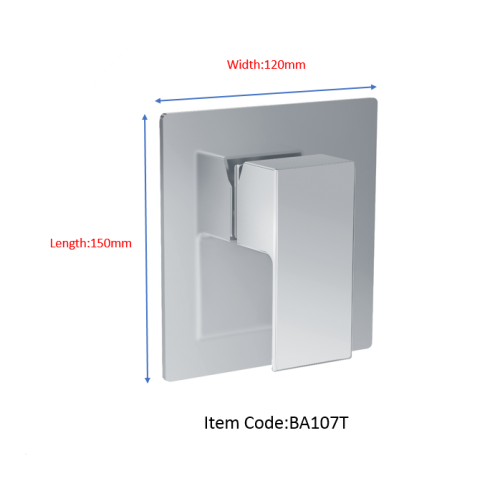 Messing Square Conceal Mixer