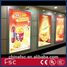 Lamp post advertising box