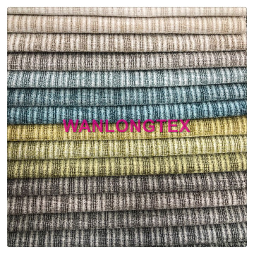 Striped Corduroy velvet fabric with backing