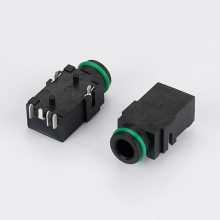 6PIN Waterproof 3.5 Audio Earphone Jack Connector