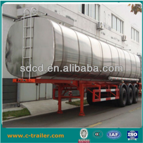 China wholesaler 3 axles vacuum waste oil tanker trailer for sale