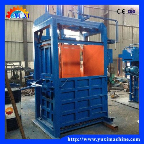 Small Recycling Machine Vertical Press Waste paper Baler/bundling machine for sale