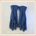 women knitted multi color gloves