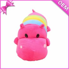 4 Colors Mixed for Body Soft Hippo Plush Toy, Plush Hippo, Plush Toy Hippo