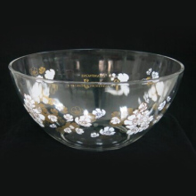 Monogrammed Glass Ice Bucket