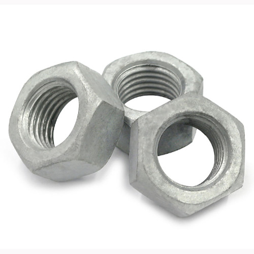 Carbon steel Hexagon nuts Hot dip galvanized DIN934