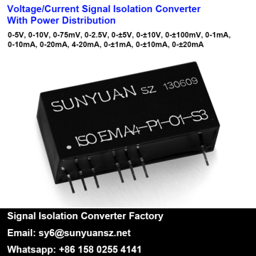 Analog Signal Isolator With Power Distribution