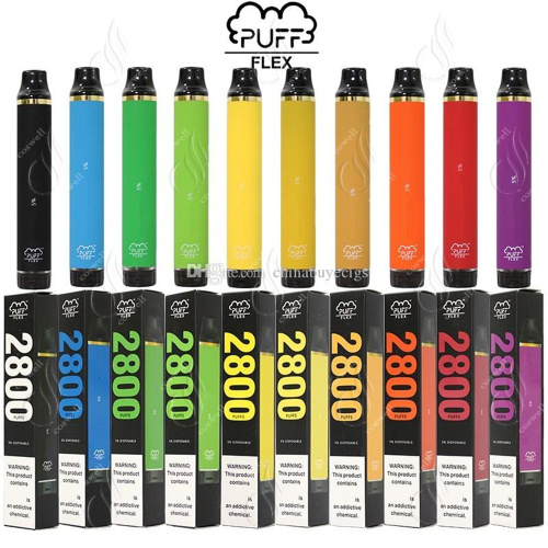 Puff flex electronic cigarette 5%nic disposable