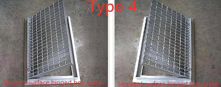 Trench Drain Systems Stainless Steel Grating Driveway Drain Channel with Frame