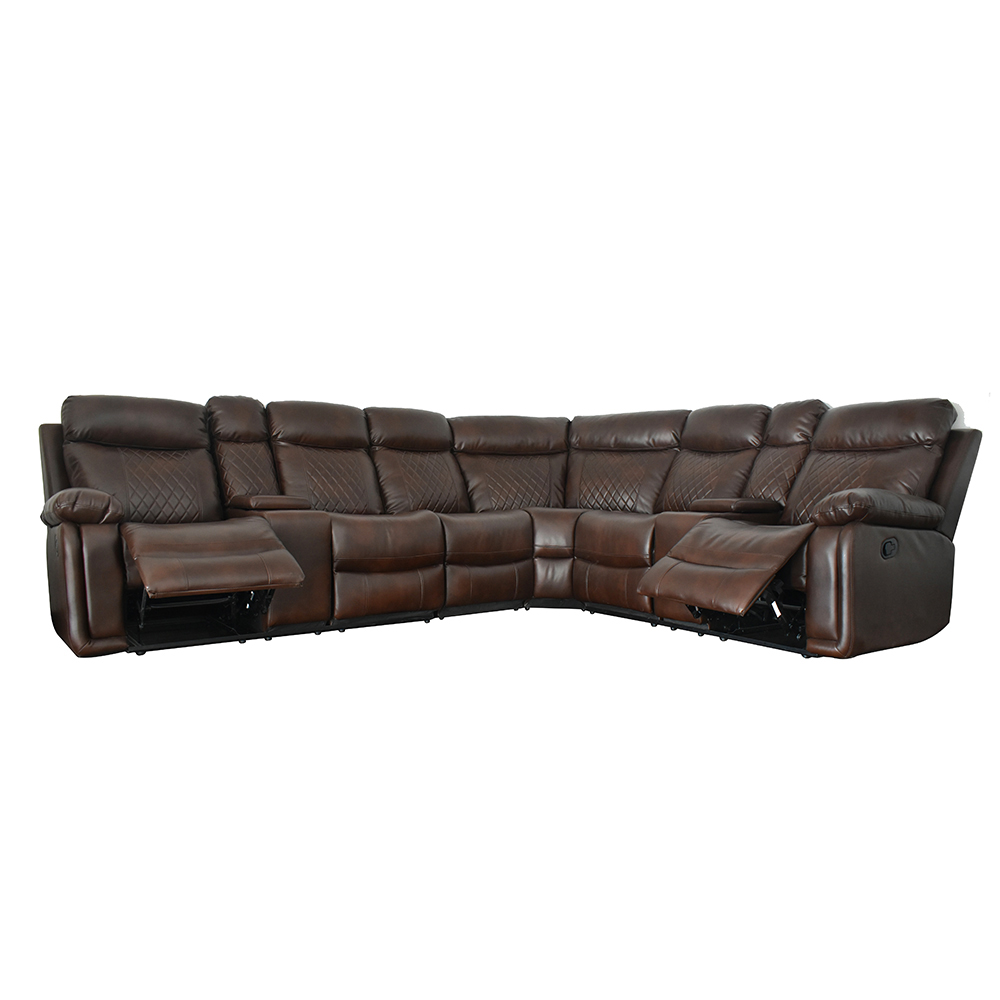 Classic Reclining Corner Sofa Modern Living Room Furniture